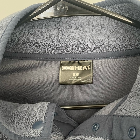 Quarter Button-up Sweater by 32 Heat Size Small, Blue - Picture 3 of 3